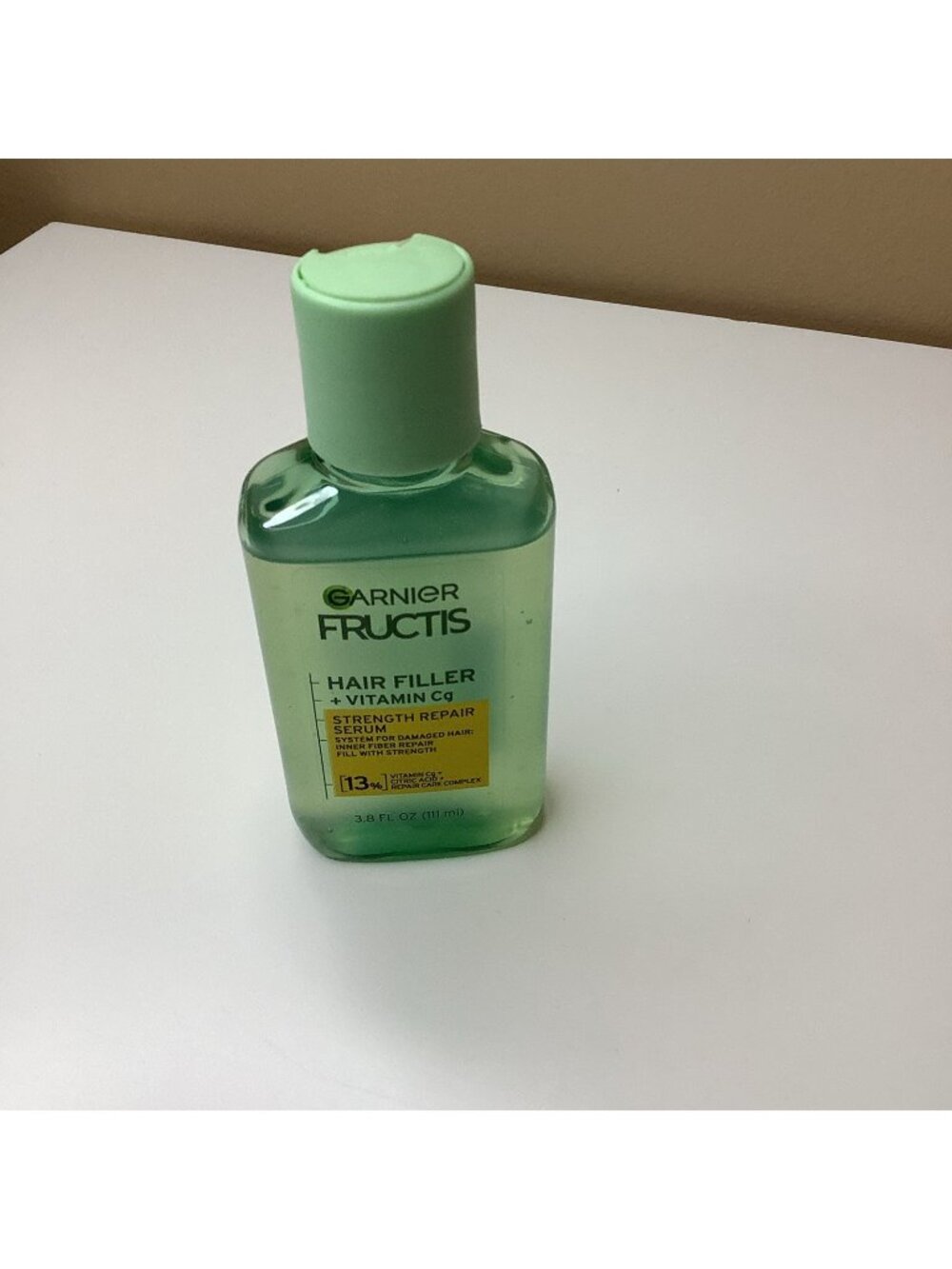 Garnier Fructis Hair Filler + Vitamin Cg Strength Repair Serum Treatment 3.8 oz